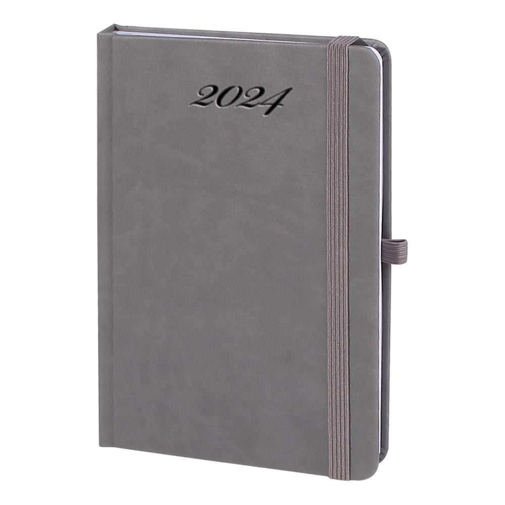 209022 AKDERE GRİ TARİHLİ AJANDA (15X21 CM) - Görsel 1
