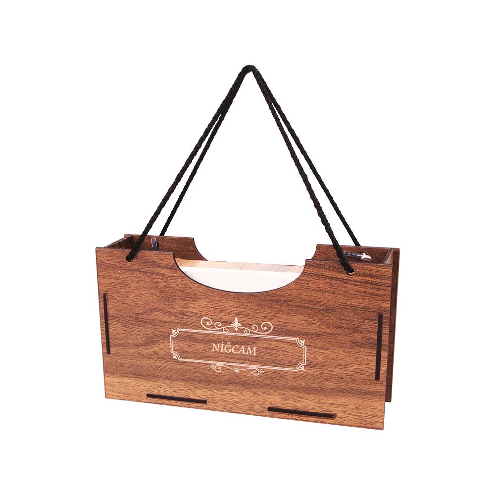 243420 TOPÇAM AHŞAP TAŞLI MASA SAATİ - Görsel 1