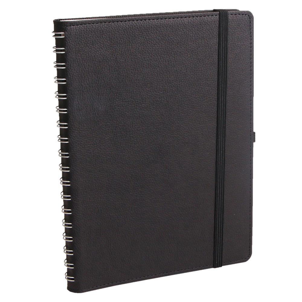 301901 ANITTEPE SİYAH TARİHLİ AJANDA (17X24 CM) - Görsel 1