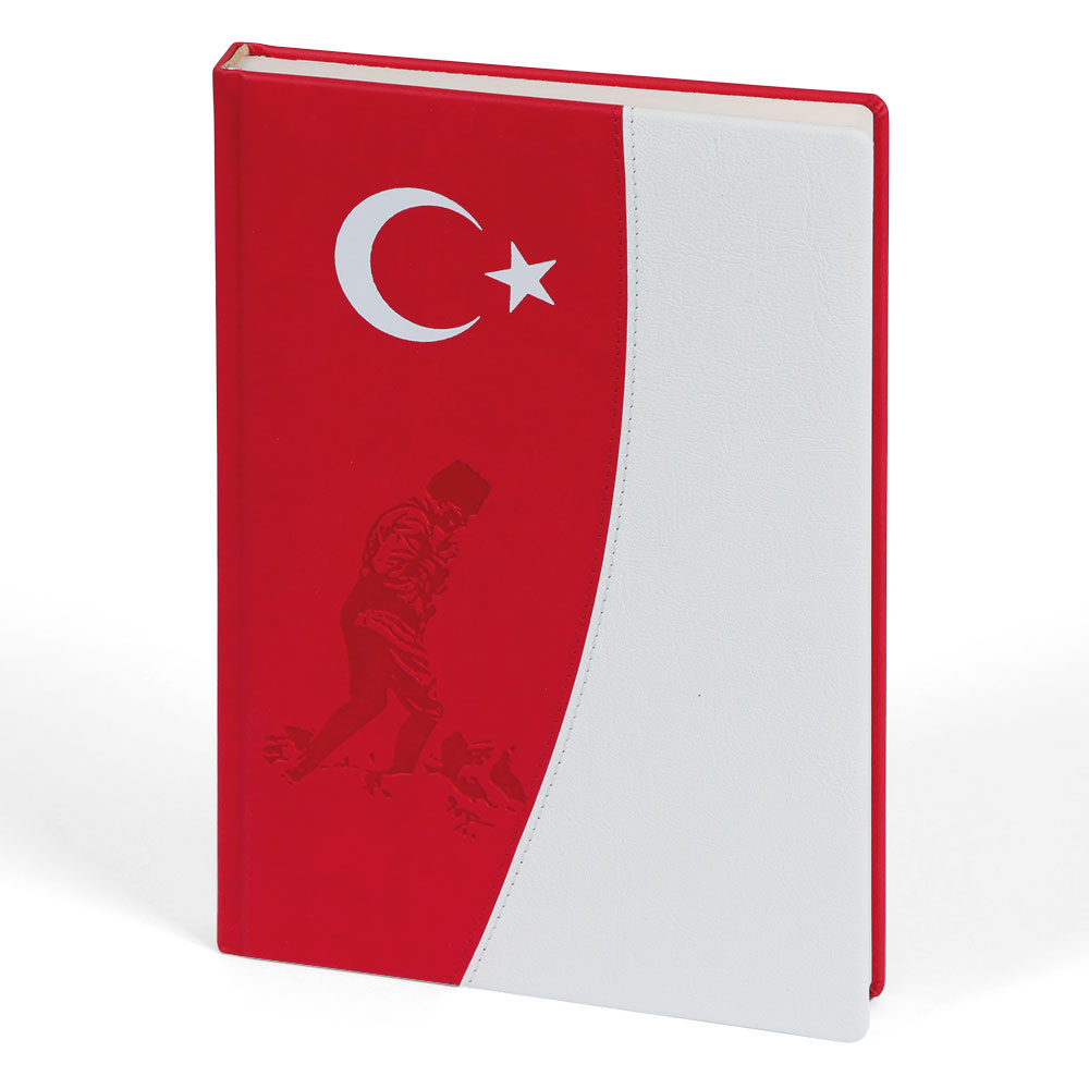 302104 ATATÜRK TARİHSİZ DEFTER (17X24 CM) - Görsel 1