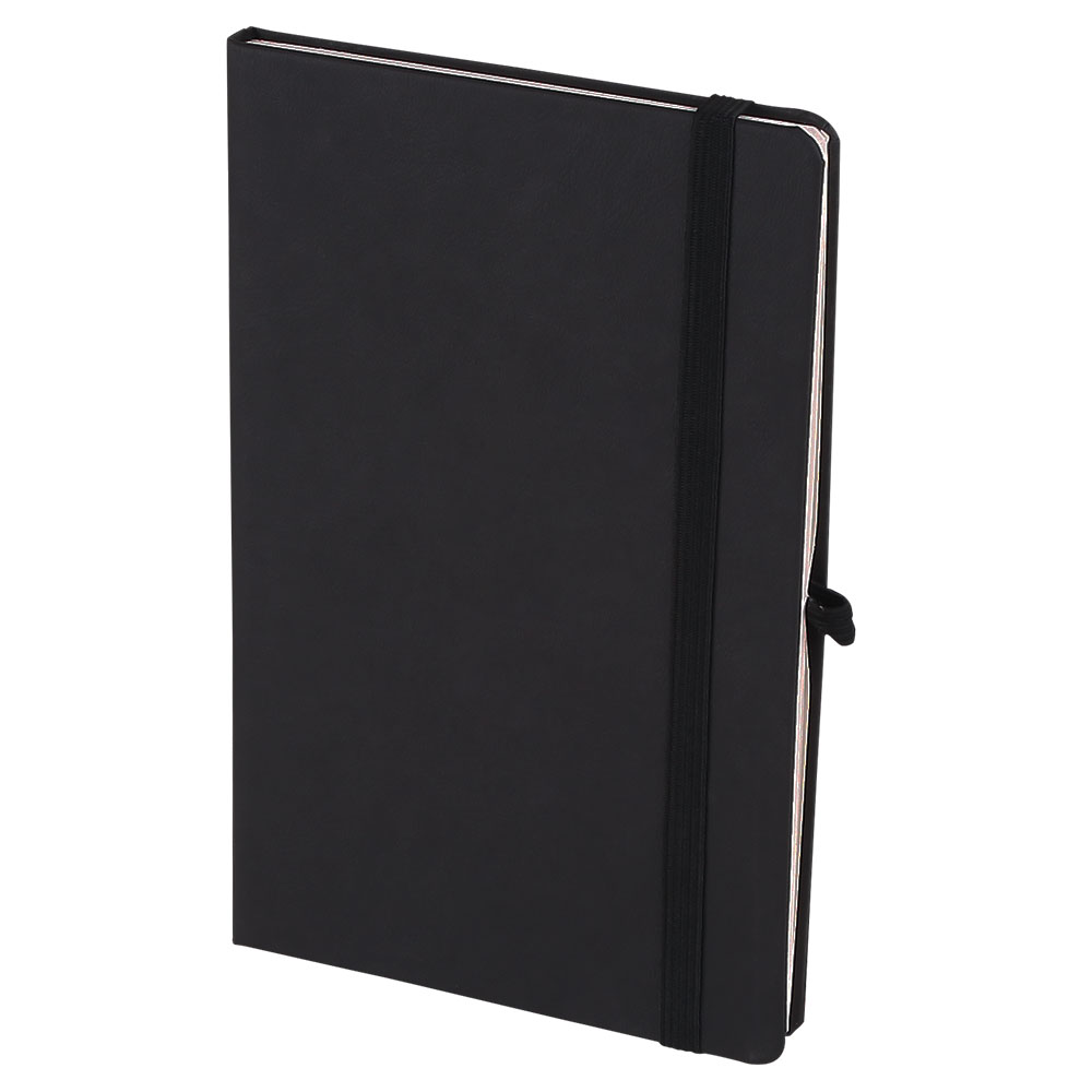 302401 DIŞKAPI SİYAH TARİHSİZ DEFTER (13X21 CM) - Görsel 1