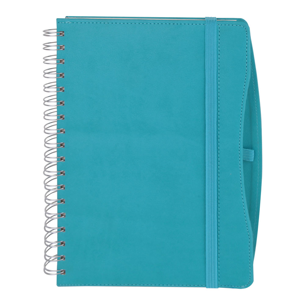 307423 İVEDİK TURKUAZ TARİHLİ AJANDA (17X24 CM) - Görsel 1