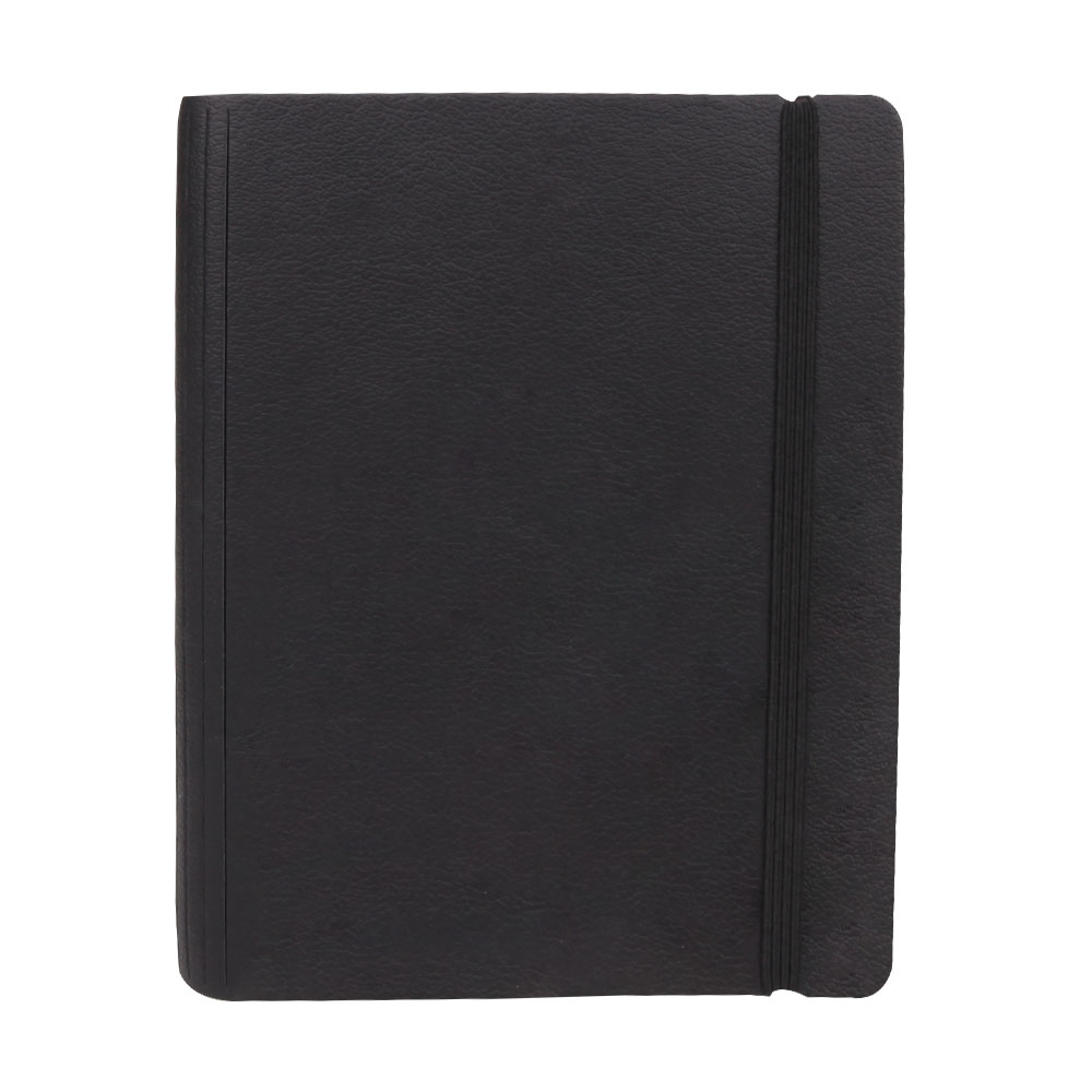 307501 DEMİRTEPE SİYAH TARİHLİ AJANDA (12X16 CM) - Görsel 1