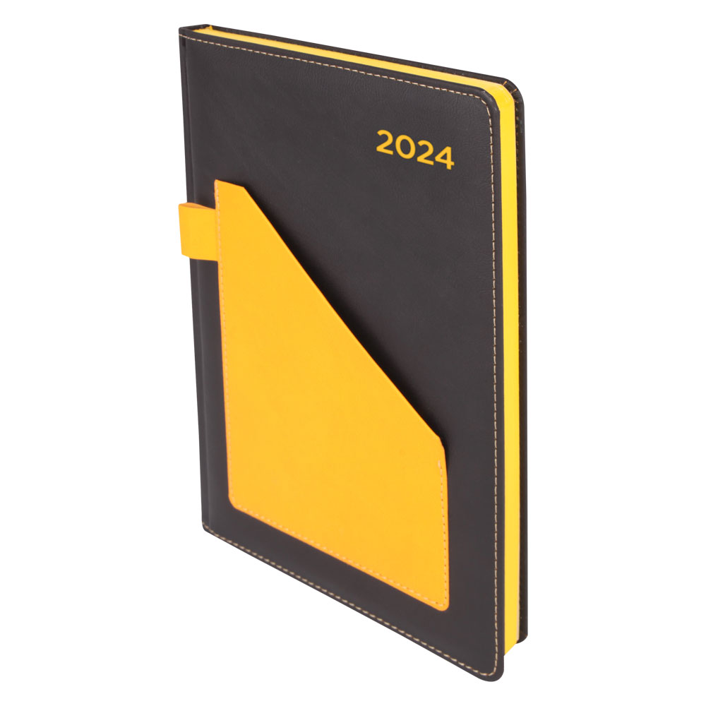 308206 YAŞAMKENT SARI TARİHLİ AJANDA (17X24 CM) - Görsel 1