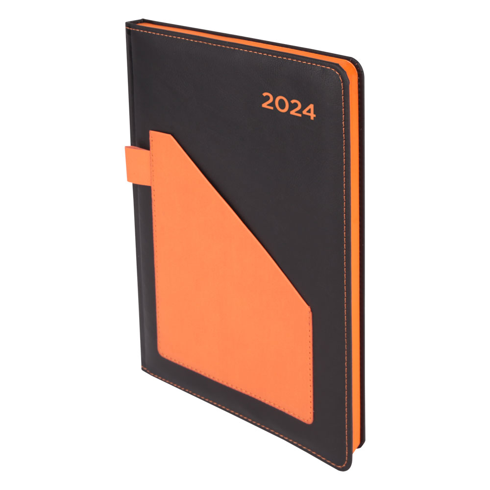 308216 YAŞAMKENT TURUNCU TARİHLİ AJANDA (17X24 CM) - Görsel 1