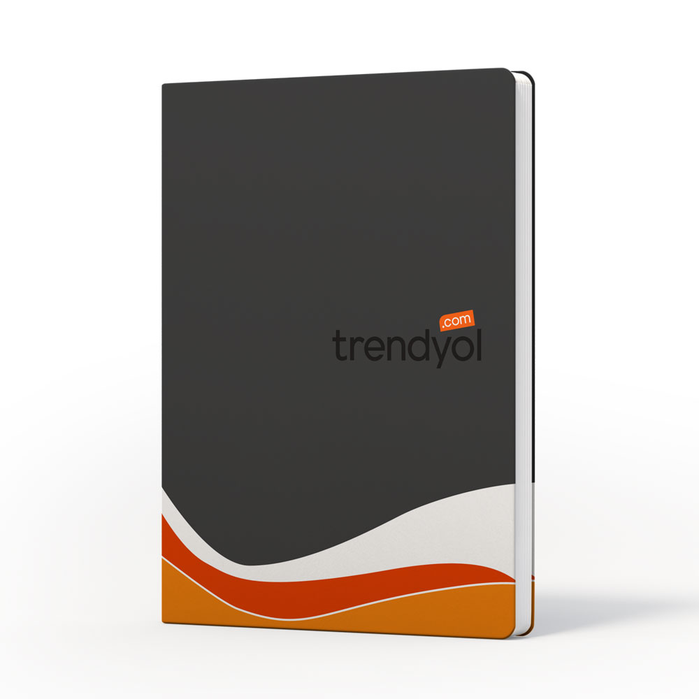 3087-15x21 AYVALI KUŞE MUKAVVA SIVAMA CİLTLİ AJANDA - Görsel 1