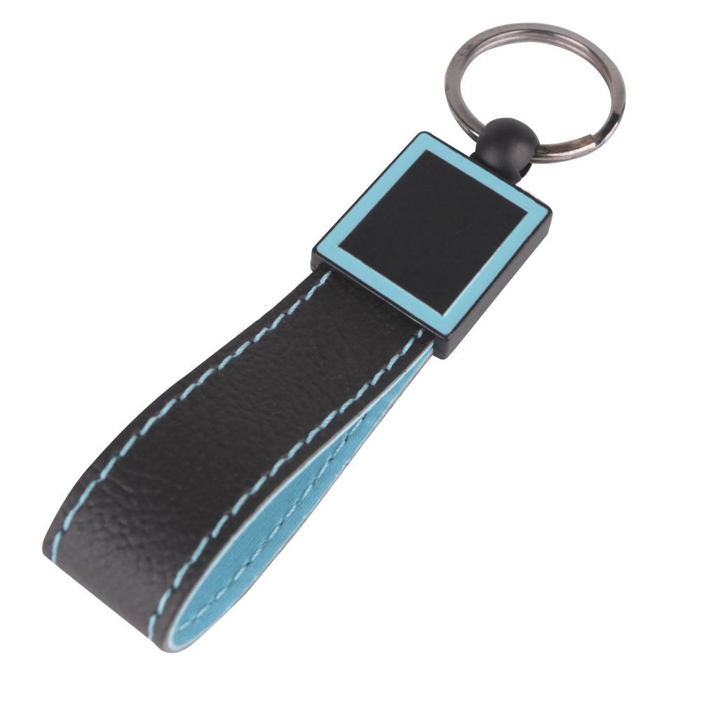 336023 KAÇKAR TURKUAZ DERİ ANAHTARLIK - Görsel 1