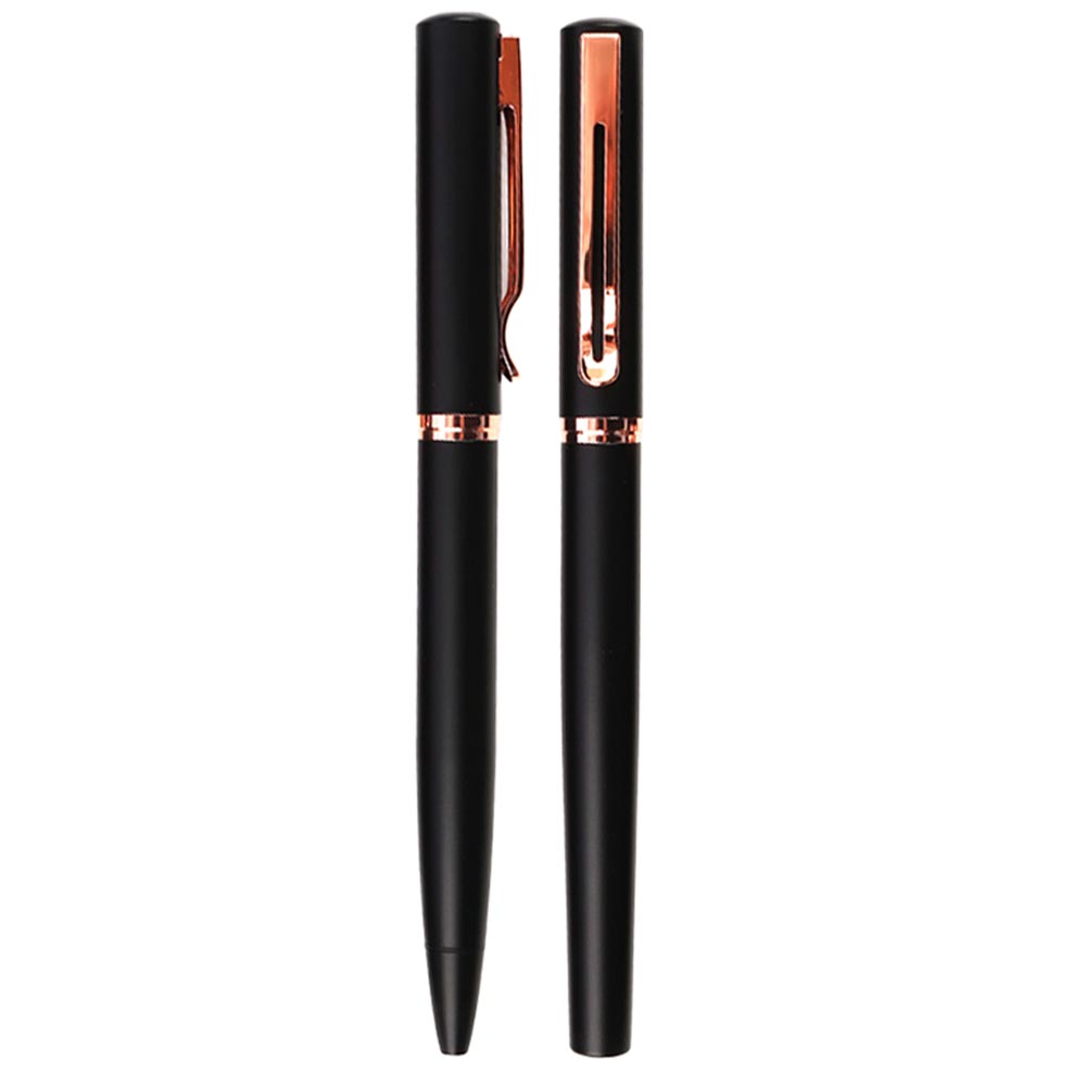 452201 ATAKUM SİYAH İKİLİ KALEM SETİ - Görsel 1