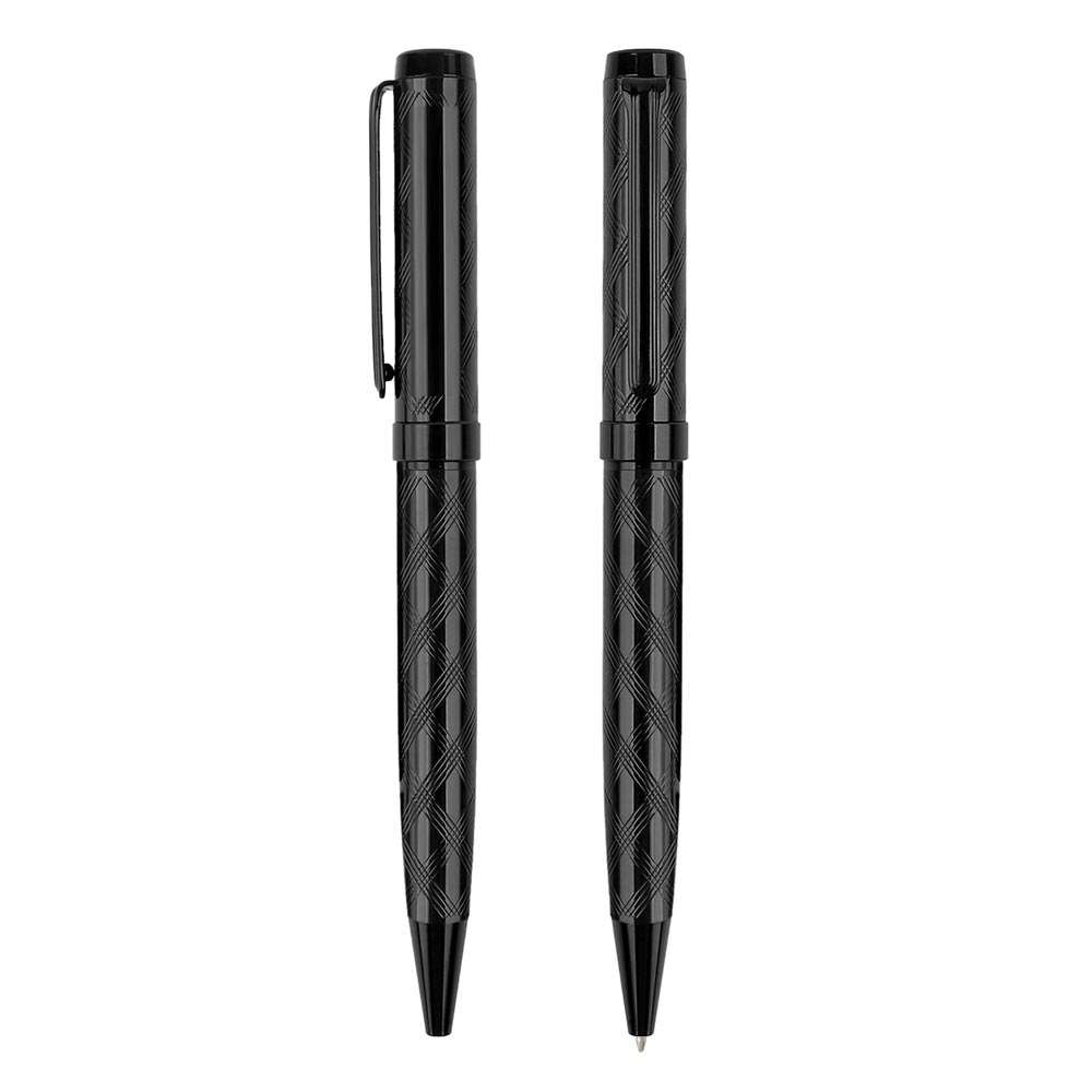 452801 ÇUMRA SİYAH METAL TÜKENMEZ KALEM - Görsel 1