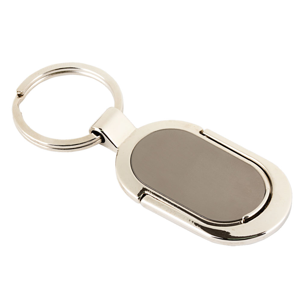 478320 KAYREDÜZÜ TEK YÖN METAL ANAHTARLIK - Görsel 1