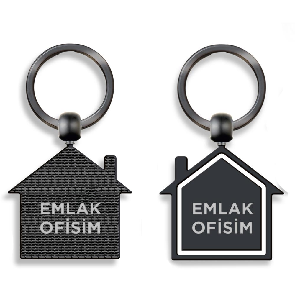 479020 LAÇİN ÇİFT YÖN METAL ANAHTARLIK - Görsel 1