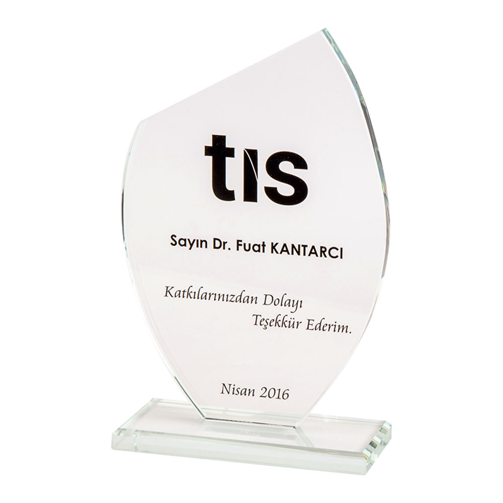 486331 ONAT KRİSTAL PLAKET - Görsel 1