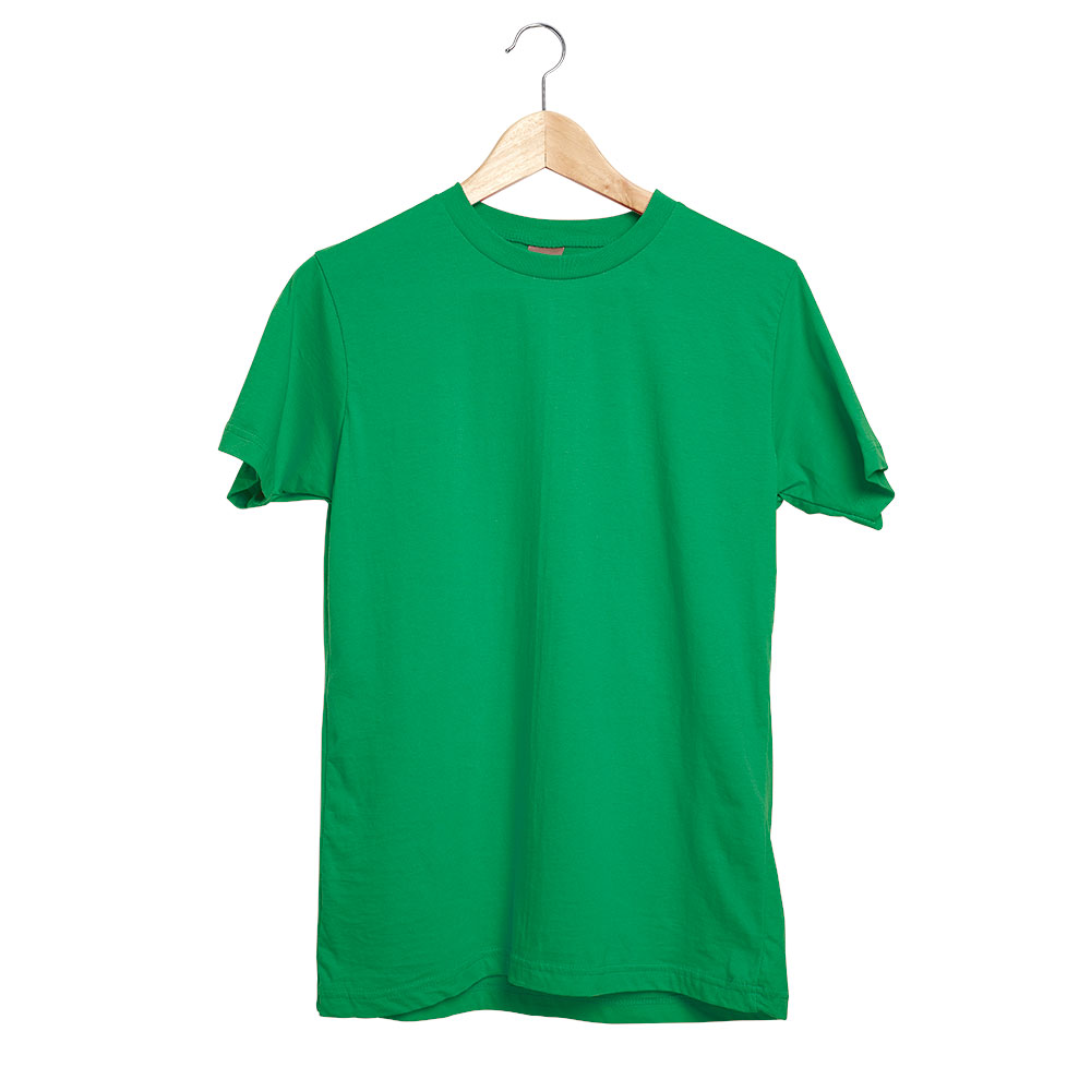 488710 GARDENYA YEŞİL M SIFIR YAKA T-SHİRT - Görsel 1