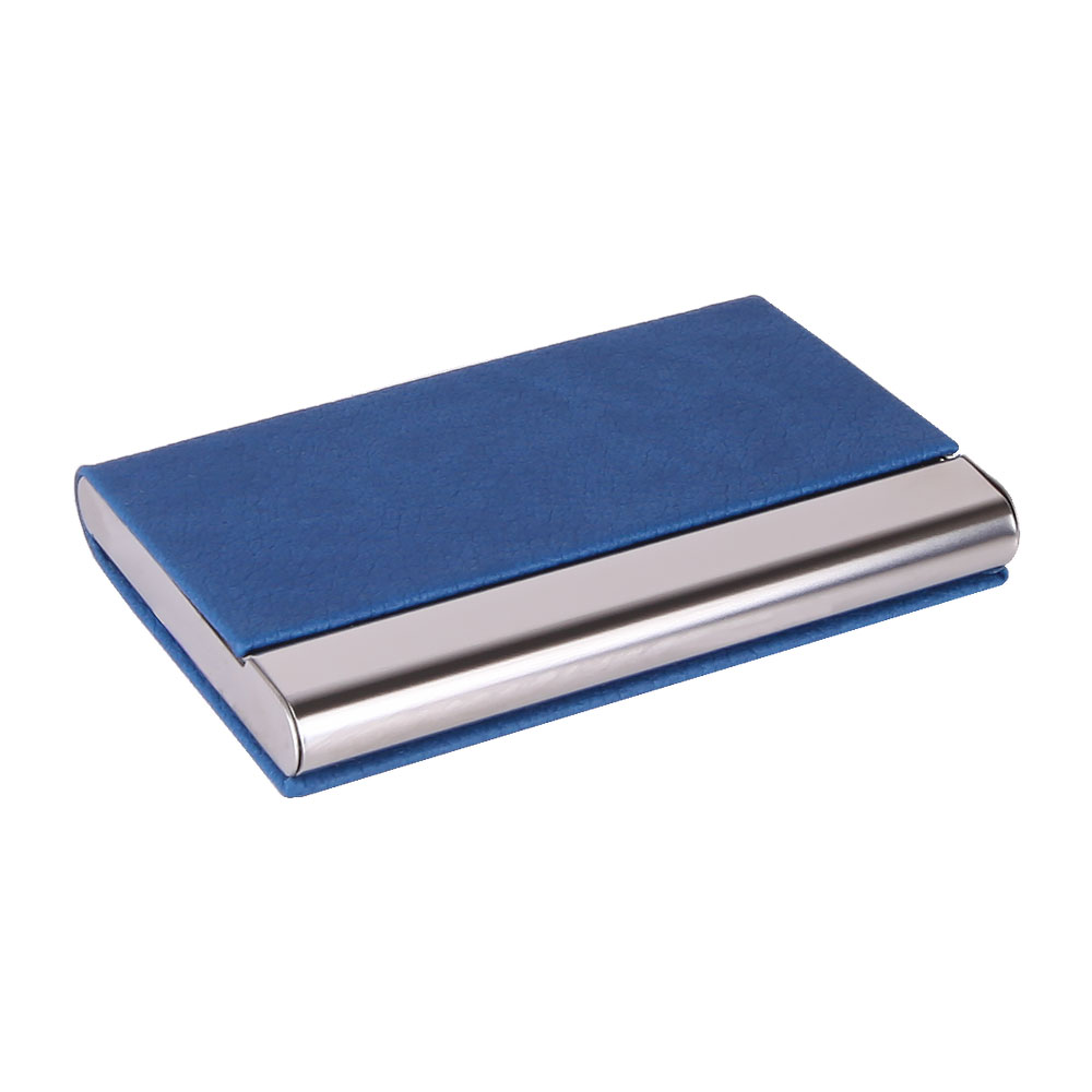 496205 BARLAS LACİVERT DERİ KARTVİZİTLİK - Görsel 1