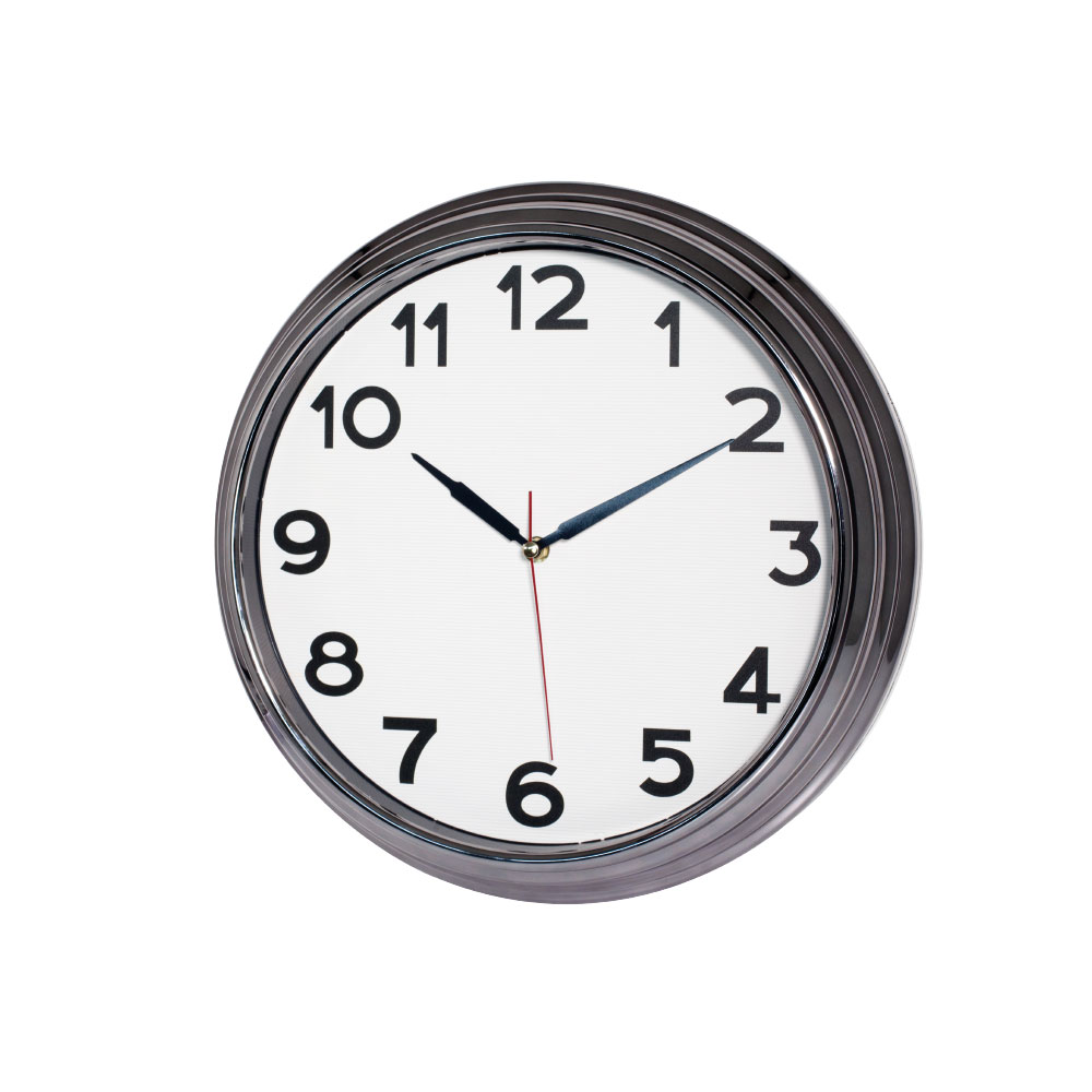 5036247 SEZAR401 BEYAZ-BAKIR METALİZE ÇERÇEVE DUVAR SAATİ (380 MM) - Görsel 1