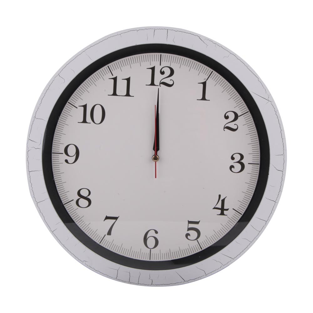 519718202 RULER208 PLASTİK KASA DUVAR SAATİ (355 MM) - Görsel 1