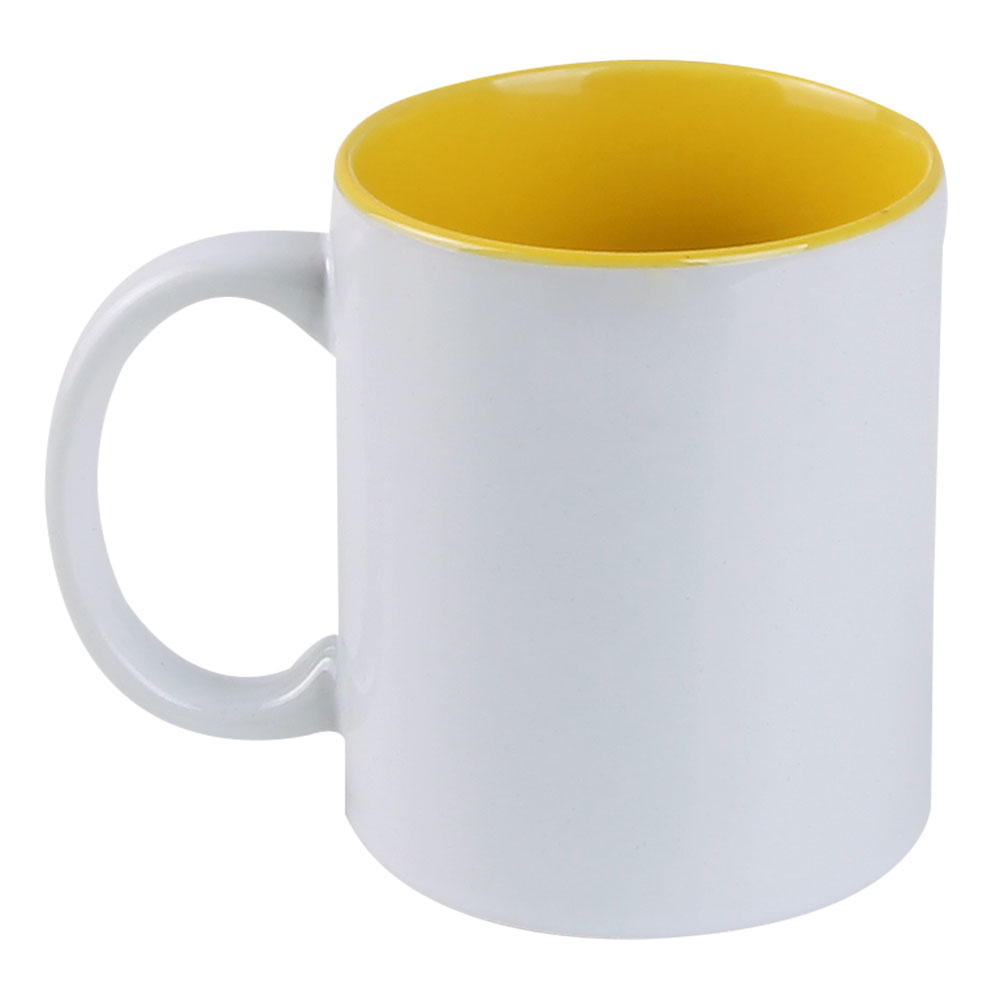 797906 DURUSU SARI SÜBLİMASYON KUPA - Görsel 1