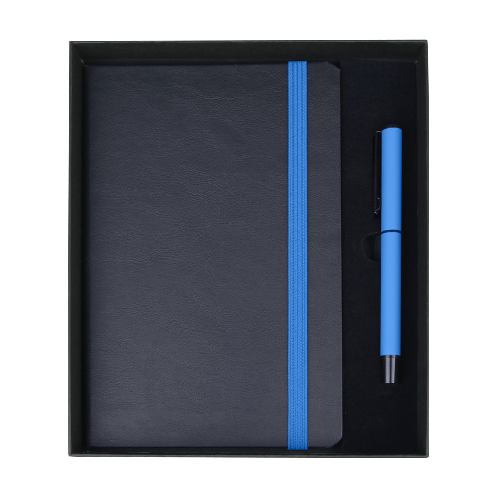 915605 GÜLPINAR LACİVERT HEDİYELİK SET - Görsel 1