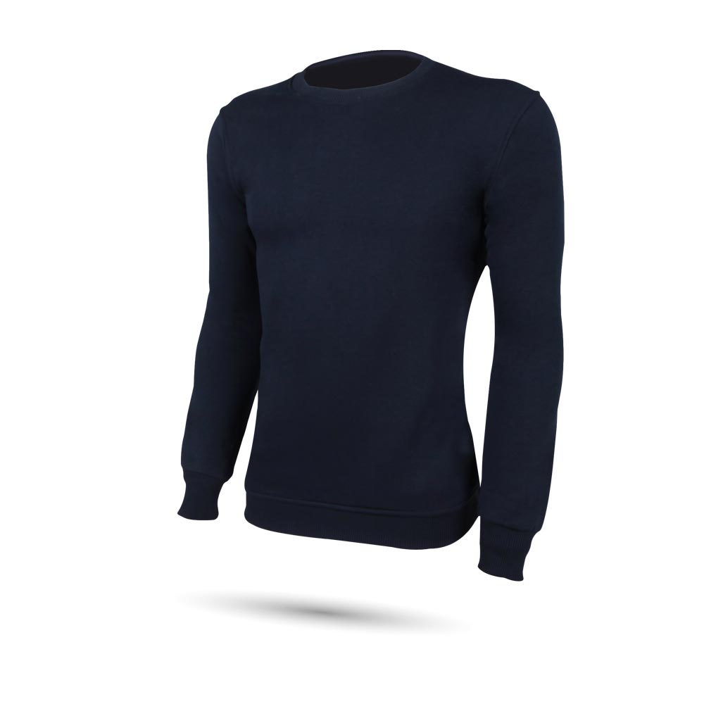 923205-M BOLKAR SIFIR YAKA LACİVERT M SWEATSHİRT - Görsel 1