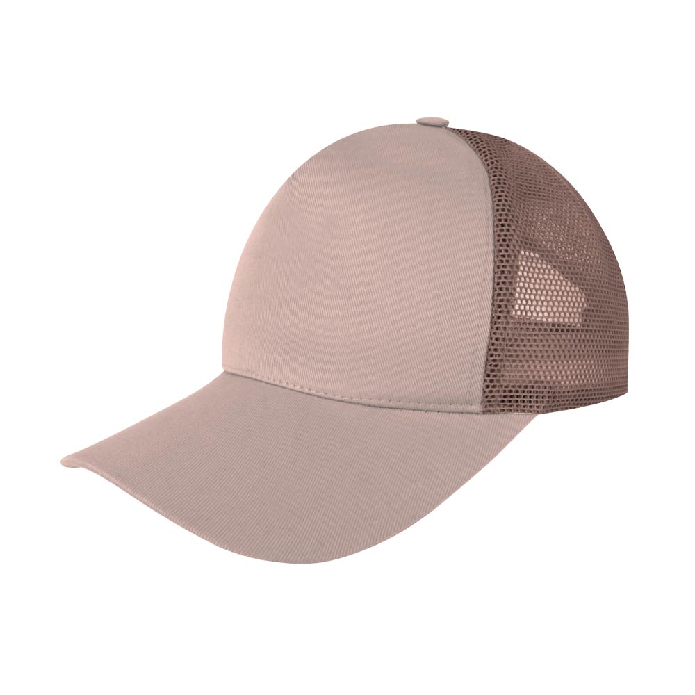 923429 GELİNCİK BEJ FİLELİ COTTON ŞAPKA - Görsel 1