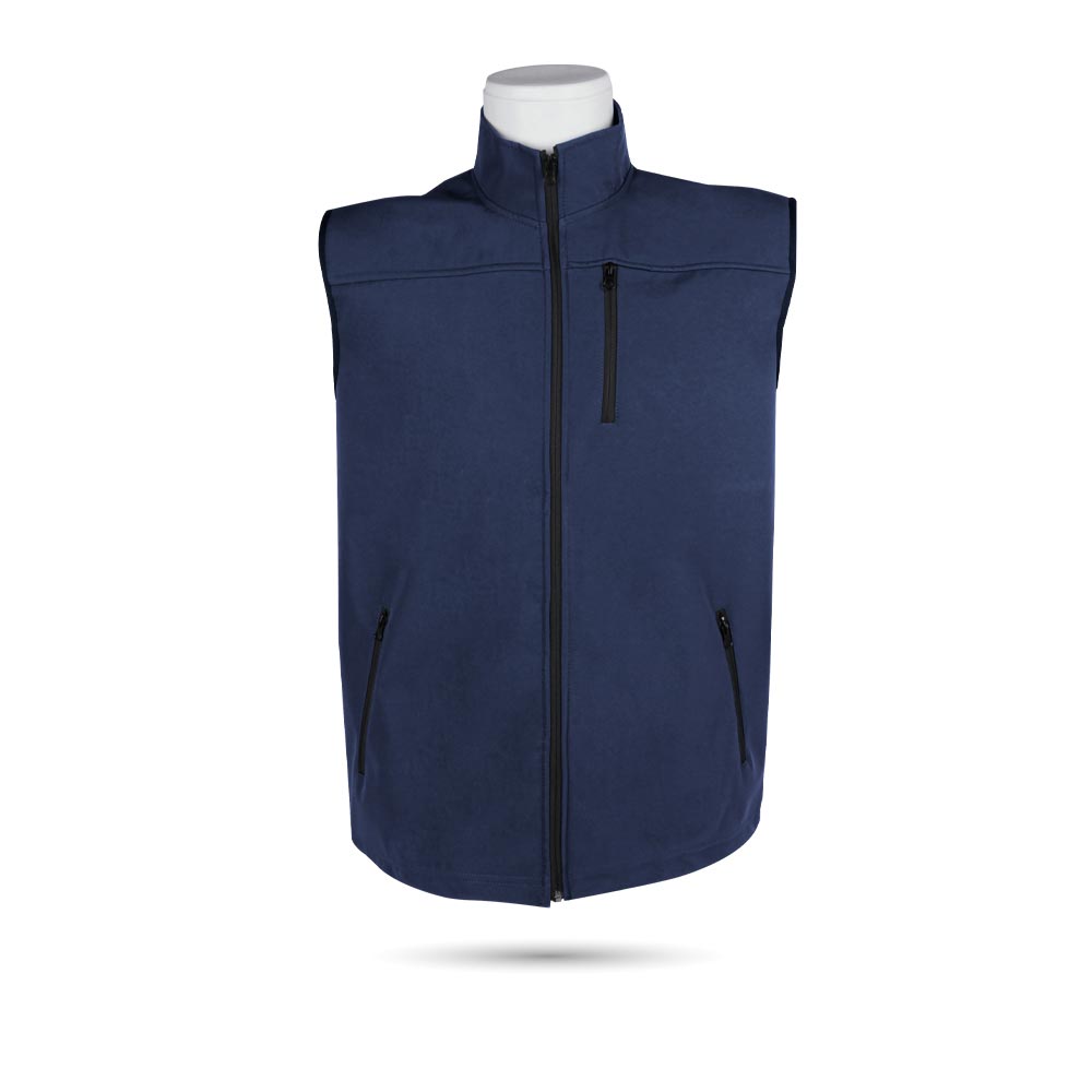 943505-3XL NEMRUT SOFTSHELL LACİVERT 3XL YELEK - Görsel 1