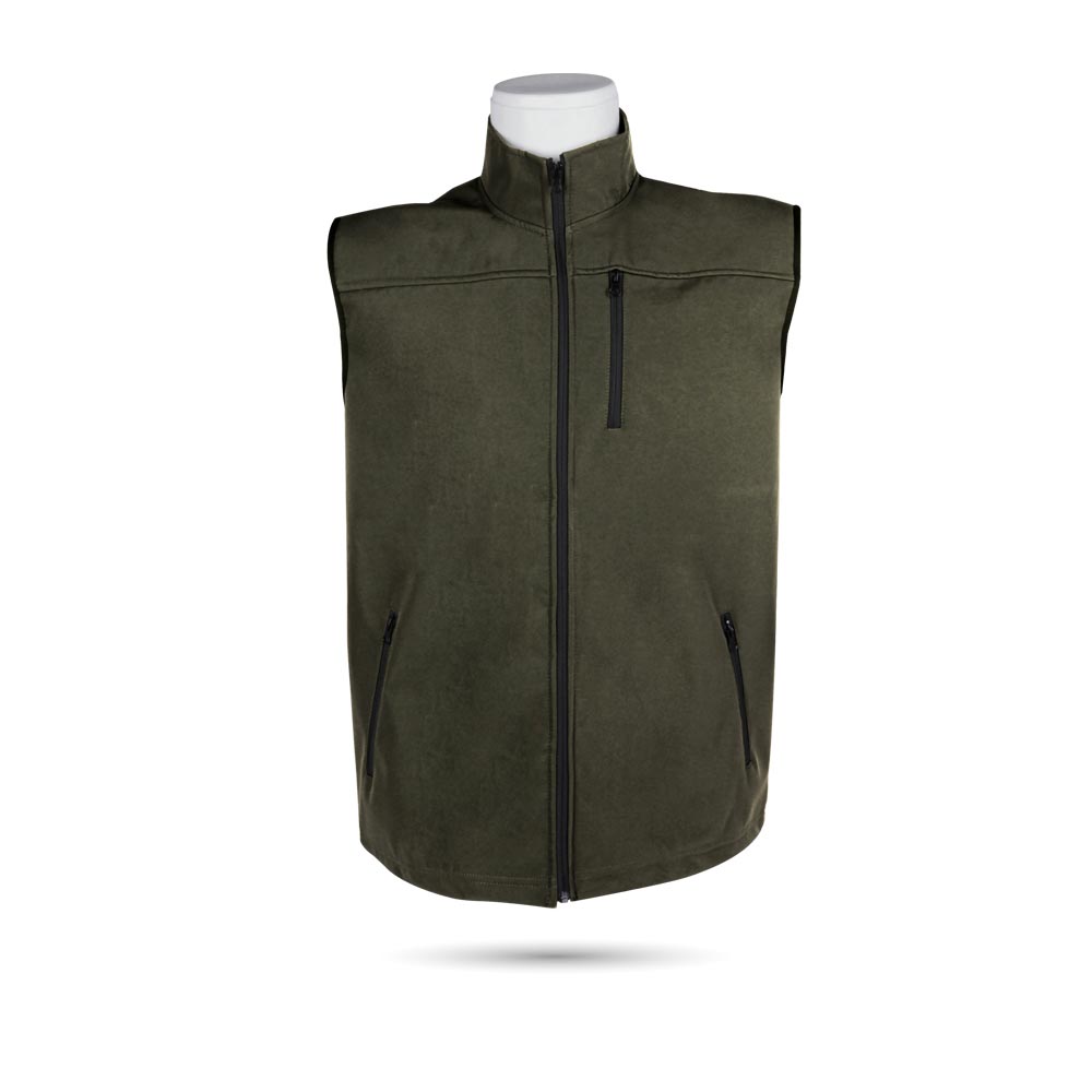 943512-2XL NEMRUT SOFTSHELL KOYU YEŞİL 2XL YELEK - Görsel 1