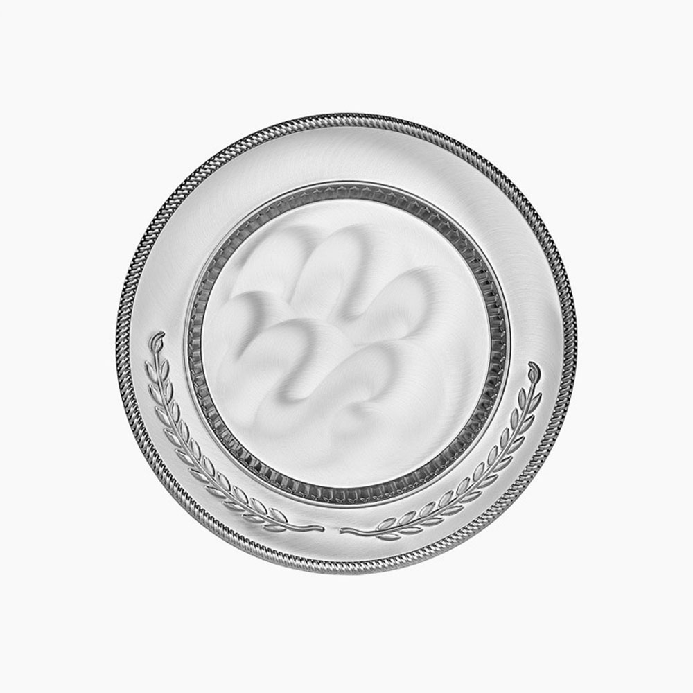 GYT-03 GYT-03 GÜMÜŞ YALDIZ İŞLEMELİ PLAKET TABAK - Görsel 1