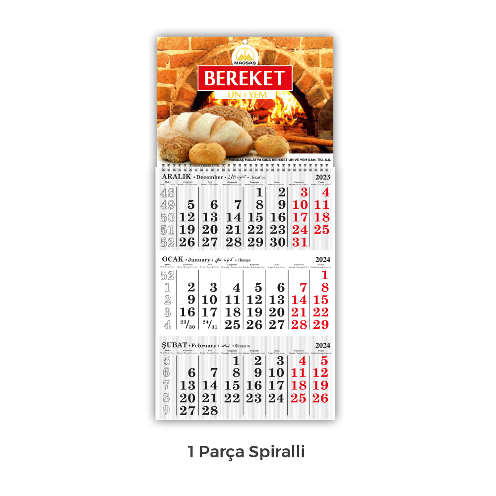 ala-04-1p ALA-04 1 PARÇA SPİRALLİ GEMİCİ TAKVİMİ - Görsel 1