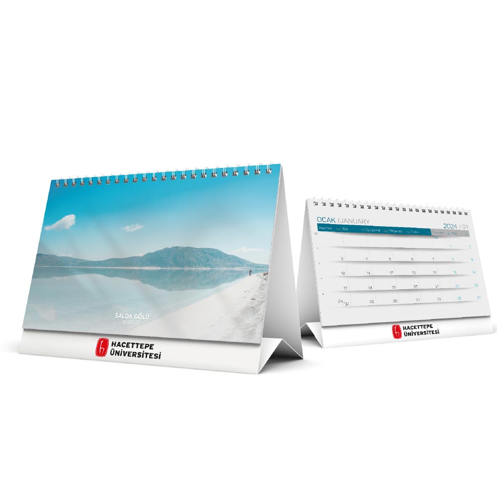 ala-21 ALA-21 (DOĞA) ÜÇGEN MASA TAKVİMİ - Görsel 1