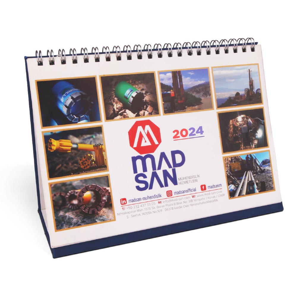 pm-16 PM-16 ÜÇGEN MASA TAKVİMİ - Görsel 1