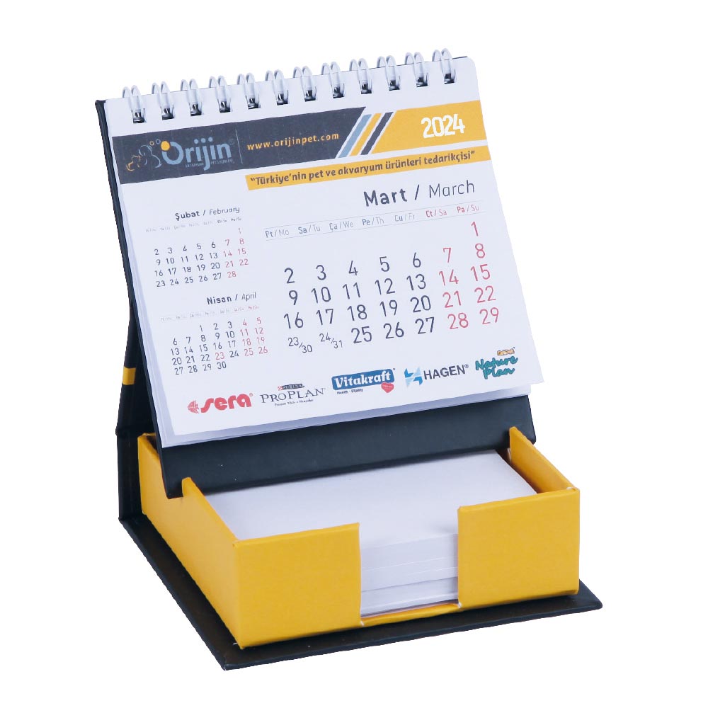 pm-31 PM-31 TAKVİMLİ KÜP BLOKNOT - Görsel 1