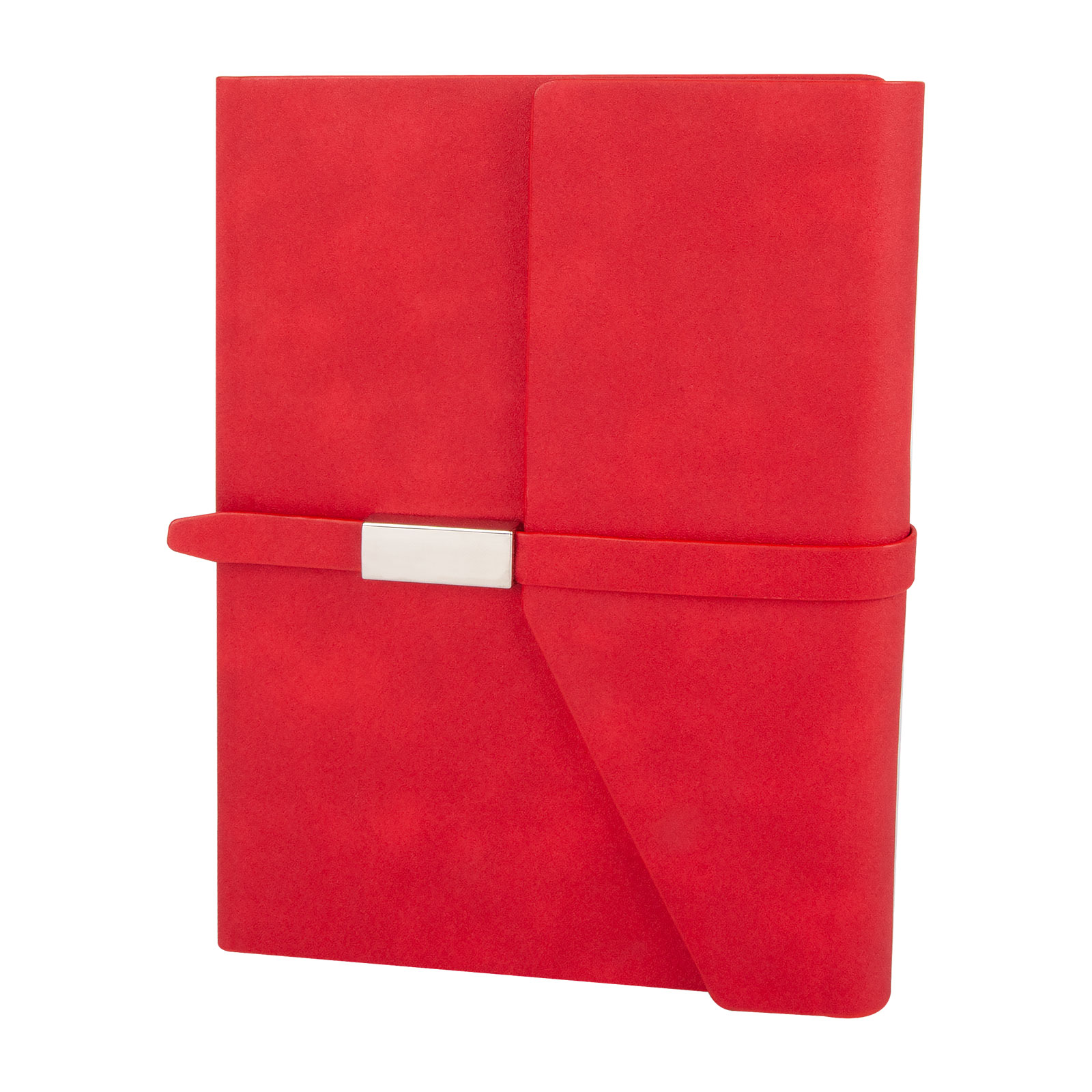 310204-001 MOGAN KIRMIZI TARİHSİZ DEFTER (15x21 CM) - Görsel 1