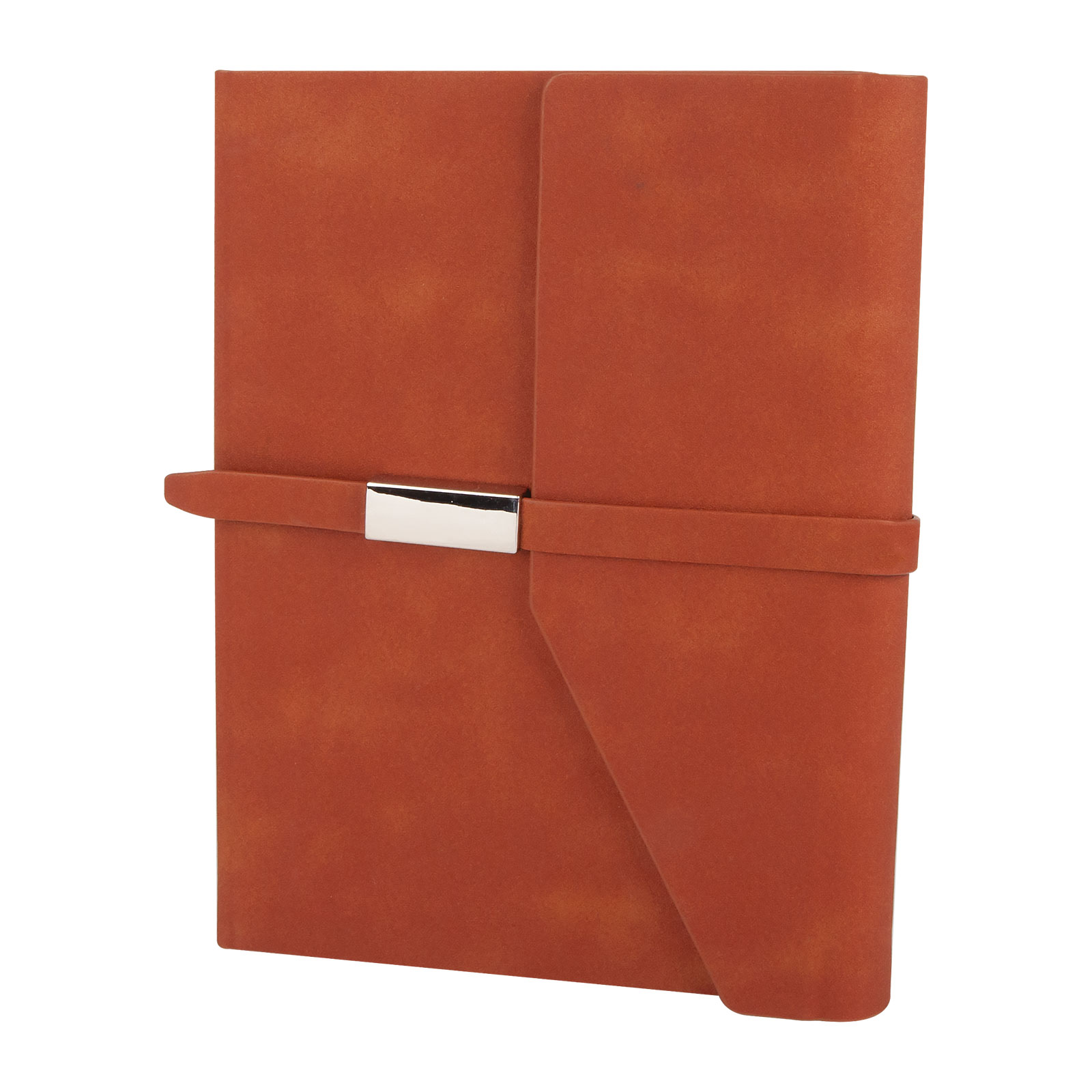 310209-001 MOGAN KAHVERENGİ TARİHSİZ DEFTER (15x21 CM) - Görsel 1