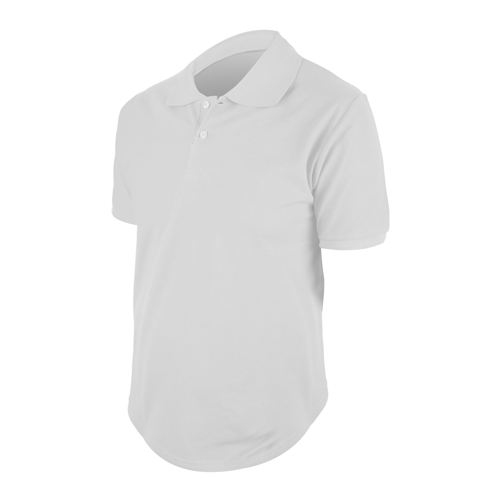 498502-xl-001 BEGONYA BEYAZ XL POLO YAKA TİŞÖRT - Görsel 1