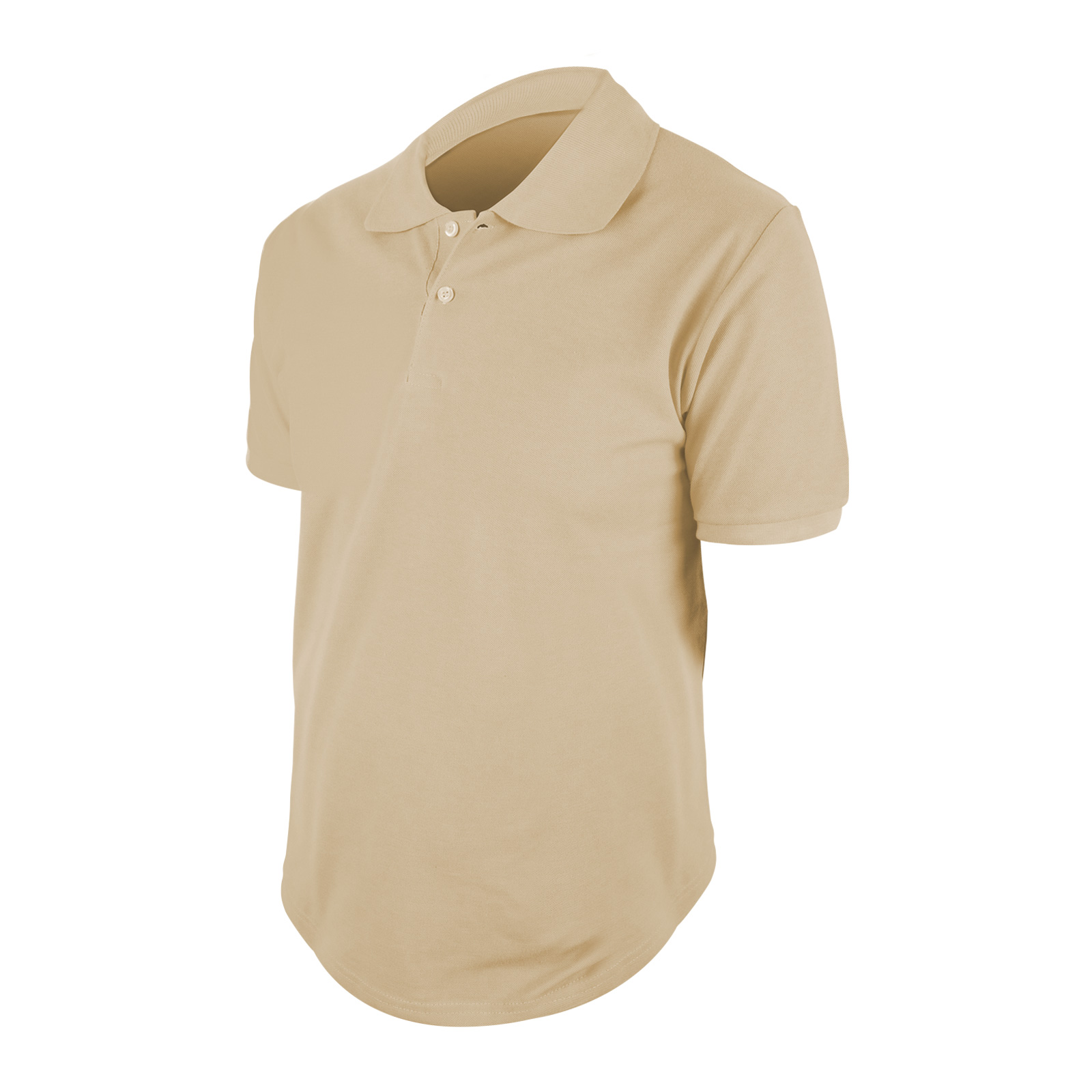 498529-s-001 BEGONYA BEJ S POLO YAKA TİŞÖRT - Görsel 1